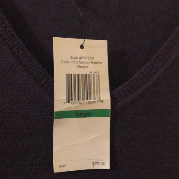 CALVIN KLEIN men’s v neck sweater. - Picture 2 of 4